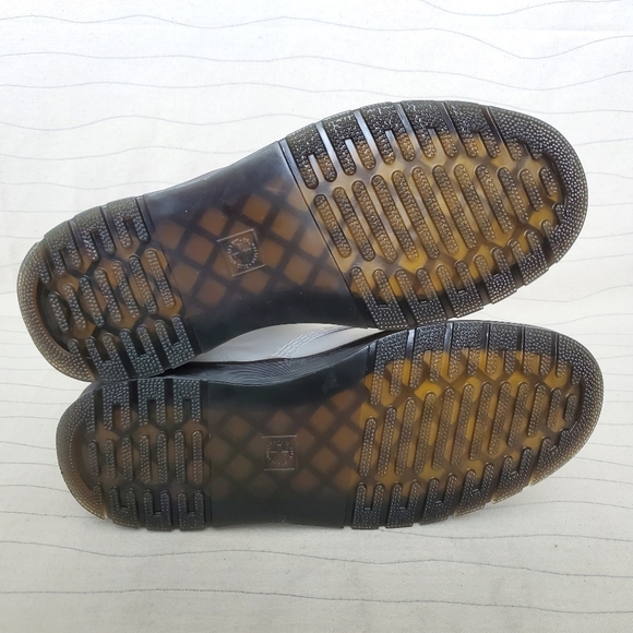 NEW Dr Martens Womens Zavala T Lamper Combat Boots Leather White Size 7 - Picture 9 of 10